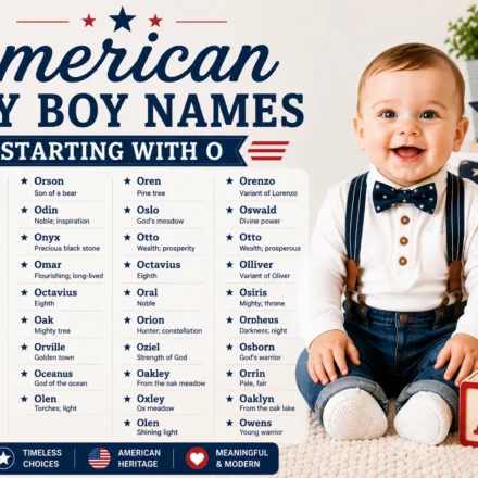 American baby boy names starting with O