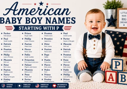 American baby boy names starting with P