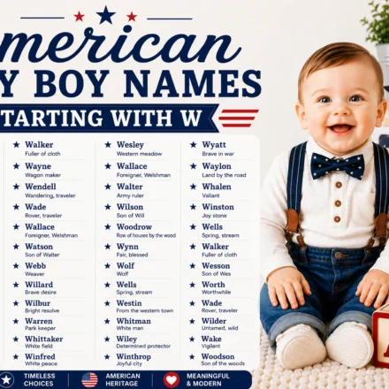 American baby boy names starting with W